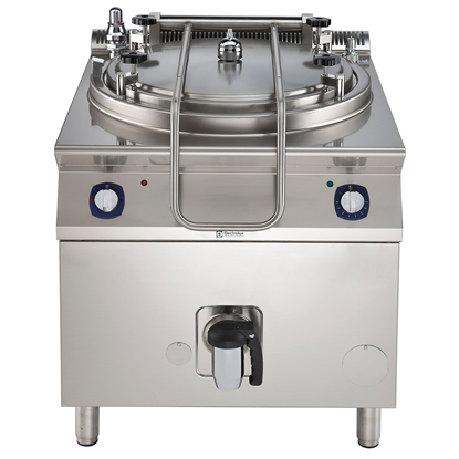 Modular Cooking Range Line900XP Gas Cylindrical Boiling Pan 150lt direct heat - autoclave