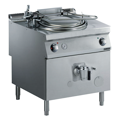 Modular Cooking Range Line<br>EVO900 Gas Cylindrical Boiling Pan 60lt indirect heat