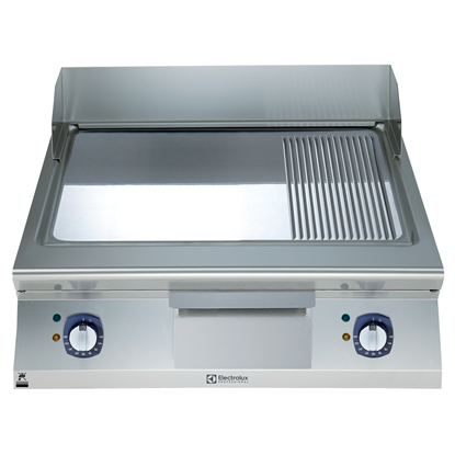 组合式炉具系列900XP Full Module Electric Fry Top, Smooth and Ribbed Polished Chrome Plate