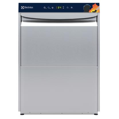 WarewashingUndercounter Dish for Personal Protective Equipment, WASH-SAFE CONTROL, double skin, built-in drain pump, detergent and rinse aid dispensers, Fire Brigade