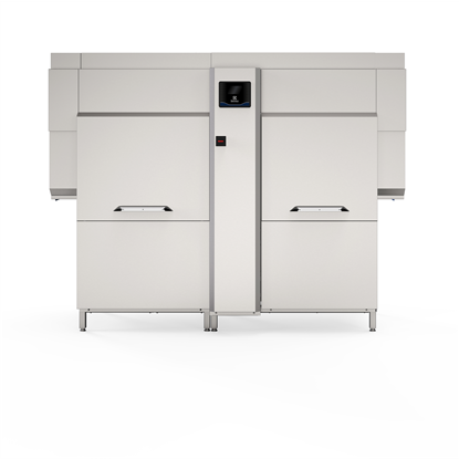 Warewashinggreen&clean dual rinse rack type dishwasher with Energy Saving Device, 250 racks/hour, electric 50Hz