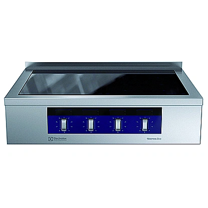 Modular Cooking Range Linethermaline 80 - 4 Zone Infrared Top, 1 Side with backsplash