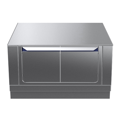 Modular Cooking Range Linethermaline 80 - 1000 mm Cupboard base with 2 doors, GN conform, 1 Side (H2) - H=450