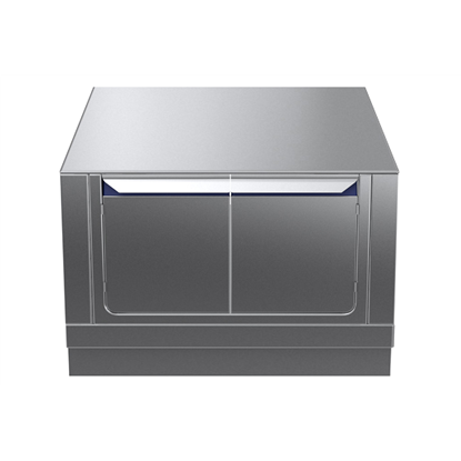 Modular Cooking Range Linethermaline 80 - 800 mm Cupboard base with 2 doors, GN conform, 1 Side (H2) - H=450