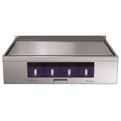 Modularna horizontalna linijathermaline 80 - 800 mm električna ploča Free-cooking, gornji model sa glatkom pločom, 1 strana s povišenjem