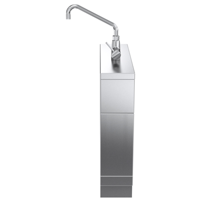 Modular Cooking Range Linethermaline 80 - Water mixing tap with lever, 1 Side - H=800