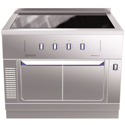 Modular Cookingthermaline 85 - 4 Zone Full Surface Induction Top on Warming Cabinet, 1 Side, Backsplash (H2)