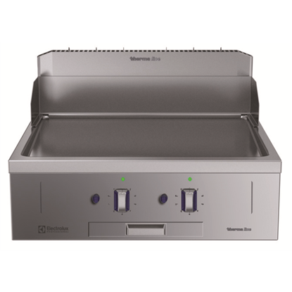 Modular Cooking Range Linethermaline 85 - Full Module Gas Fry Top, 1 Side with Backsplash