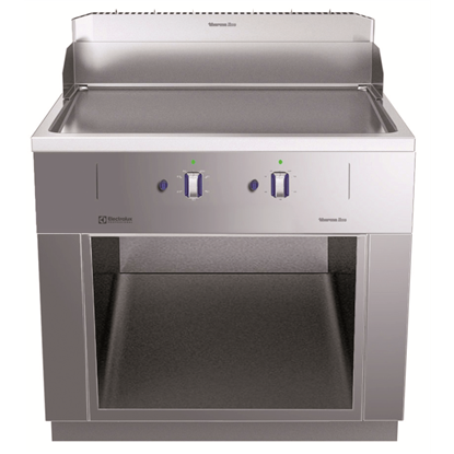 Modular Cooking Range Linethermaline 85 - Full Module Freestanding Gas Fry Top, 1 Side with Backsplash