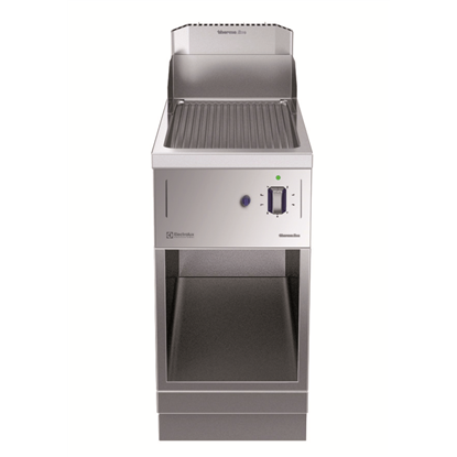 Modular Cooking Range Linethermaline 85 - Half Module Freestanding Gas Fry Top, 1 Side with Backsplash
