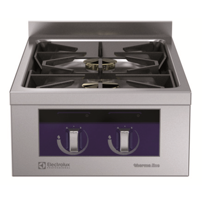 Modular Cooking Range Linethermaline 90 - 2-Burner Gas Top, 1 Side, Backsplash