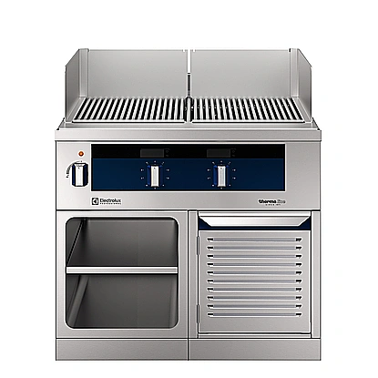 Modular Cooking Range Linethermaline 90 - Full Module Electric Chargrill, 1 Side
