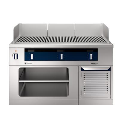 Modular Cooking Range Linethermaline 90 - Full Module Electric Chargrill, 1 Side