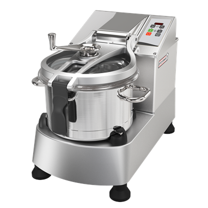 Food Processor<br>Stainless Steel Cutter Mixer - 11.5 LT - Variable Speed with Microtoothed Blade, Bowl and Scraper