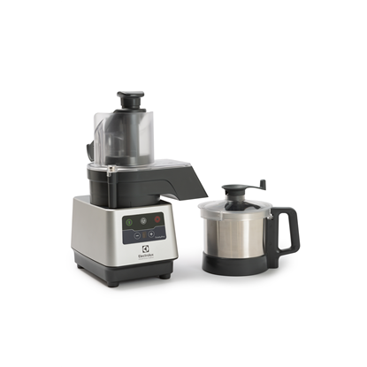 Cortadora de hortalizasTrinityPro Cortadora de hortalizas y picadora-cutter 3,6 L Cuba inox. Tapa Hermética, Velocidad 500-3600 RPM - Enchufe UK