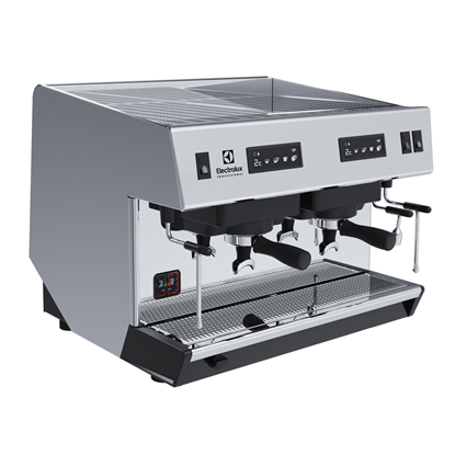 Sistema de caféMáquina de café expreso tradicional, 2 grupos, monofásica 230V/50Hz, boiler de 10,1 litros