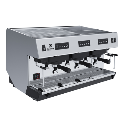 Sistema de caféMáquina de café expreso tradicional, 3 grupos, boiler de 15,6 litros