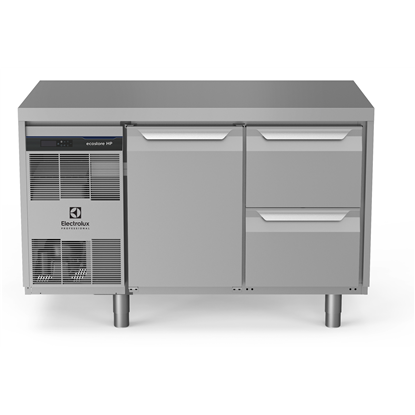 Table réfrigéréeecostore HP Premium-290lt, 1 Porte 2x1/2tiroirs, centrale