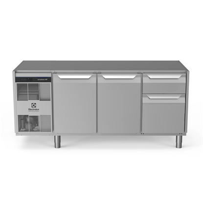 Table réfrigéréeecostore HP Premium-440lt, 2 Portes 1x(1/3&2/3) tiroirs, sans dessus