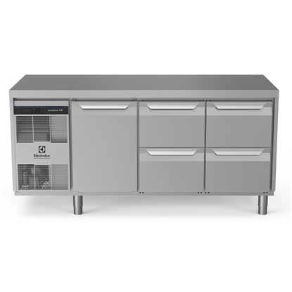 Digital Undercounterecostore HP Premium Refrigerated Counter - 440lt, 1-Door, 4-Drawer