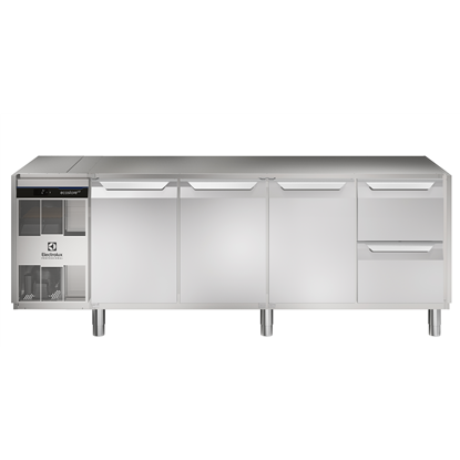 Digitale Kühltischeecostore HP Premium Refrigerated Counter - 590lt, 3 Door and 2 Drawers - No Top