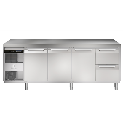 Digital Undercounterecostore HP Premium Refrigerated Counter - 590lt, 3-Door, 2-Drawer, Upstand