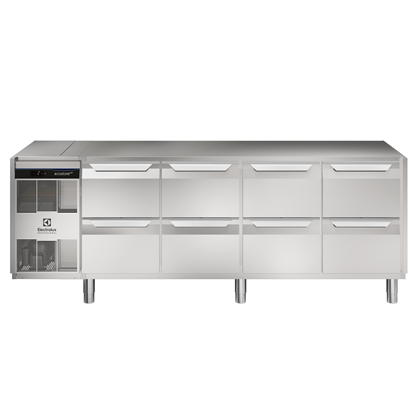 Digitale Kühltischeecostore HP Premium Refrigerated Counter - 590lt, 8x1/2 Drawers, No Top