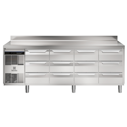 Digital Undercounterecostore HP Premium Refrigerated Counter - 590lt, 12 Drawers with upstand