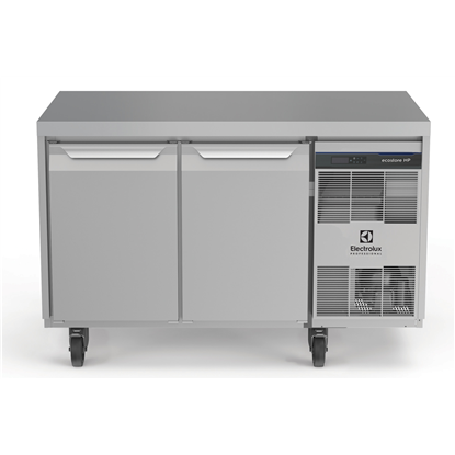 Digital Undercounterecostore HP Premium Refrigerated Counter - 290lt, 2-Door, UK Plug, Cooling Unit Right