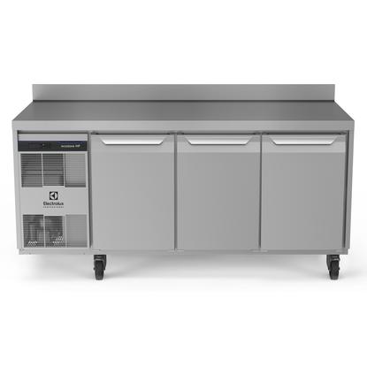 Digital Undercounterecostore HP Premium Refrigerated Counter - 440lt, 3-Door, Upstand, UK Plug