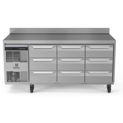 Digital Undercounterecostore HP Premium Refrigerated Counter - 440lt, 9x1/3 Drawers, Upstand, UK Plug