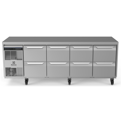 Digital Undercounterecostore HP Premium Refrigerated Counter - 590lt, 8x1/2 Drawers, UK Plug