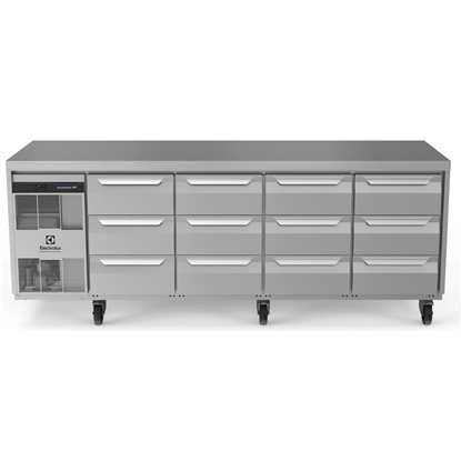 Digital Undercounterecostore HP Premium Refrigerated Counter - 590lt, 12x1/3 Drawers, UK Plug