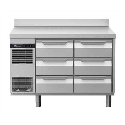 Digital Undercounterecostore HP Concept Refrigerated Counter - 6 Drawers with Splashback