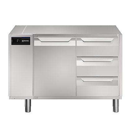 Digital Undercounterecostore HP Premium Refrigerated Counter - 290lt, 4-Drawer, remote