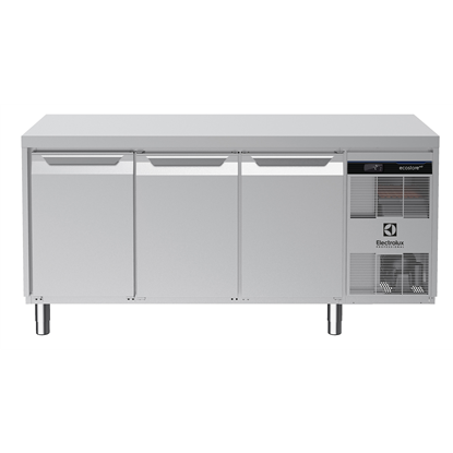 Digital Undercounterecostore HP Premium Refrigerated Counter - 3 Door, Cooling Unit Right (60Hz)