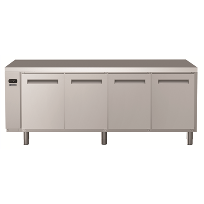 Table réfrigéréeTable réfrigérée Ecostore 4 portes - Centrale  -2°+10°C - Prédisposée groupe à distance - R134a
