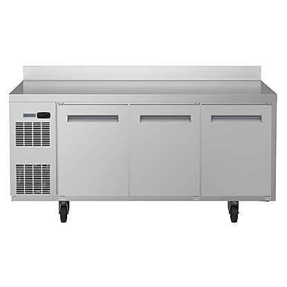 Digital UndercounterFreezer Counter - 3 Door with upstand and UK plug (60Hz)
