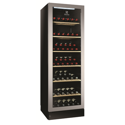Digital Cabinets1 Glass Door Wine Refrigerator, 170 bottles, stainelss steel with variable speed compressor