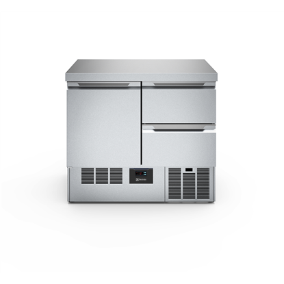 Digital UndercounterCompact Refrigerated Counter - 250lt, 1 Door 2 Drawers (R290)