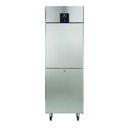 ecostore2 Half Door Digital Stainless Steel Refrigerator, 670lt (0/+6) R290 - UK Plug