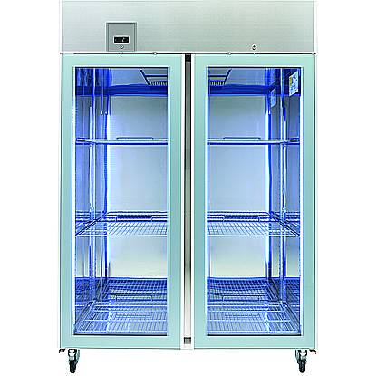 ecostore2 Glass Door Digital Refrigerator, 1430lt (+2 /+10) with UK plug - 60Hz