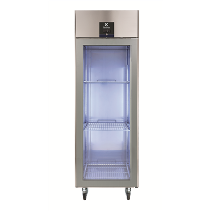 ecostoreArmoire réfrigérée 1 porte vitrée Digitale 670L +2+10°C AISI 304 - R290