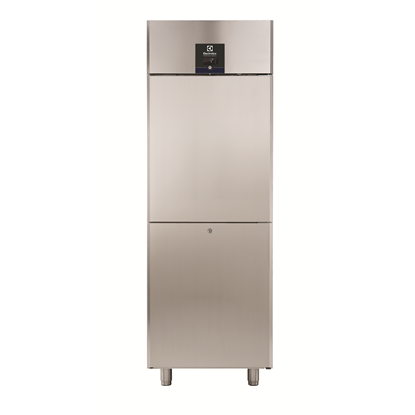 ecostore2-Halbtür-Kühlschrank 670lt, -2+10°C, digital, AISI 304, R290