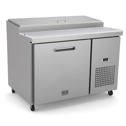 Refrigeration Equipment<br>Pizza Preparation Table, 1 Door with 6GN 1/3 containers - Stainless Steel (R290)