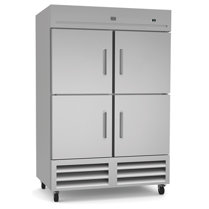 Refrigeration Equipment<br>Reach-In Refrigerator, 4 Half Door, 49 cu.ft - Stainless Steel (R290)