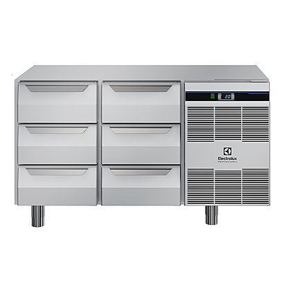 Digital Cabinets6x1/3 drawer Refrigerated Counter without worktop, -2+8°C, stainless steel, R134a