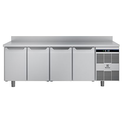Digital Cabinets4-door Refrigerated Counter with backsplash, -2+8°C, stainless steel, R290