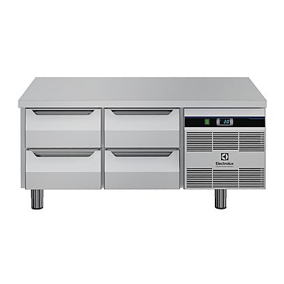 Digital Cabinets4x1/2-drawer Refrigerated Chef Base, -2+8°C, AISI 304, R290