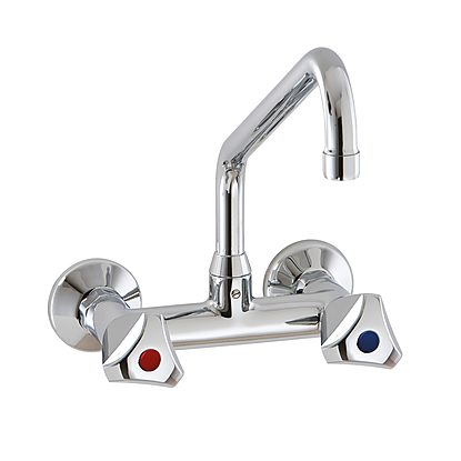 AccessoriesDouble hole wall mounted mixer tap